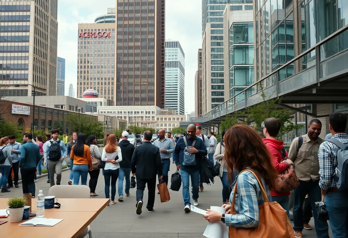 Austin cityscape symbolizing job opportunities and community growth