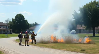 Downed Power Line Sparks Grass Fire in Copperas Cove