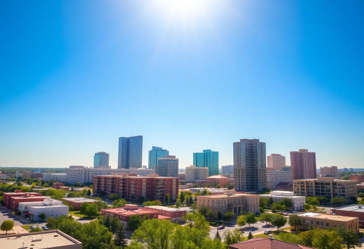 Skyline of Georgetown Texas with new developments
