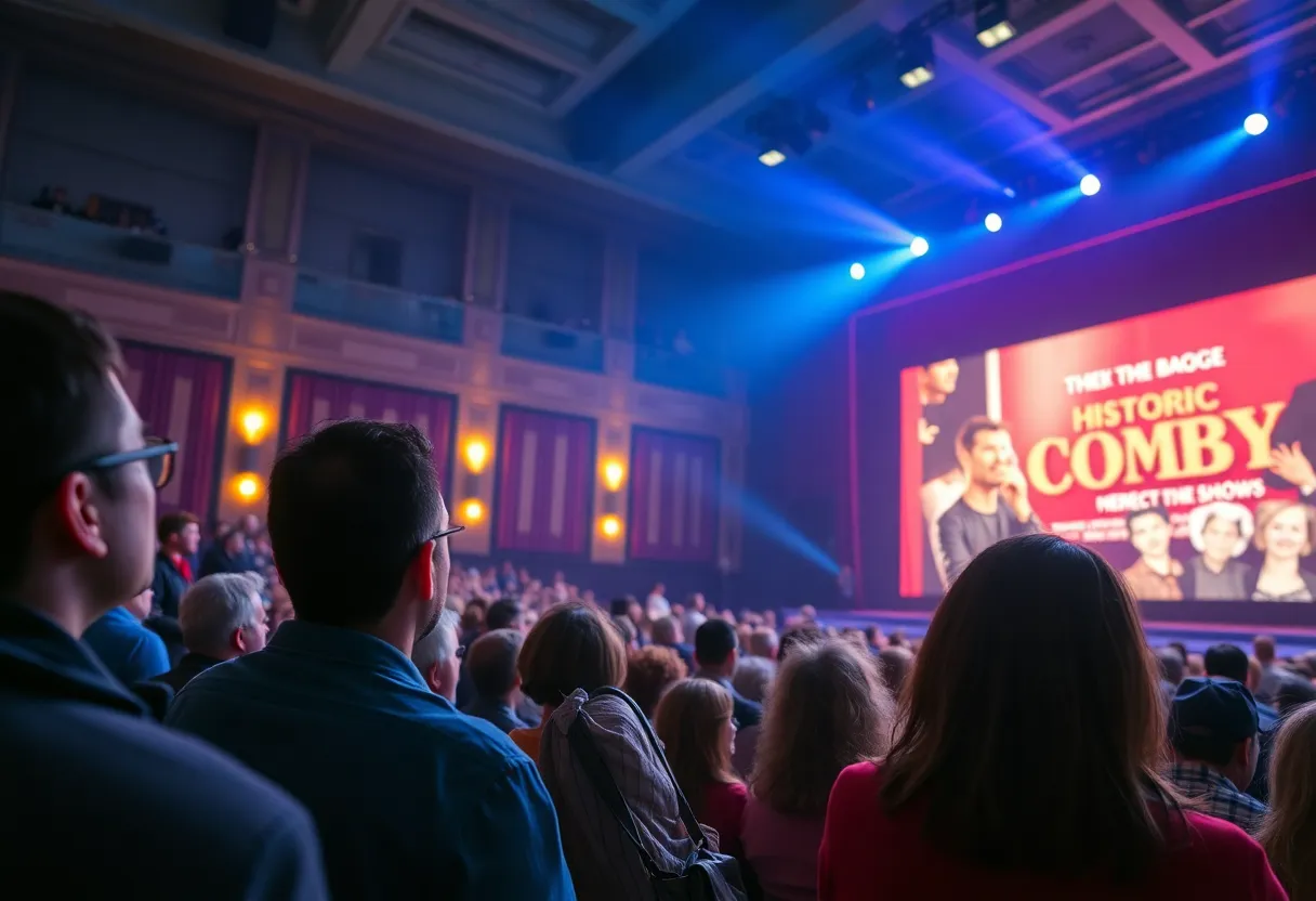 Audience enjoying a screening of Saturday Night in Austin