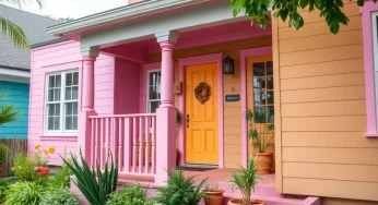 The Colorful Transformation of the Skittles House in East Austin