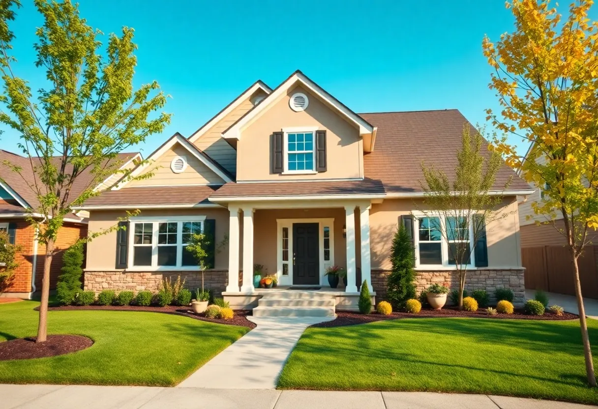 The new home of the Warren family built by Extreme Makeover: Home Edition