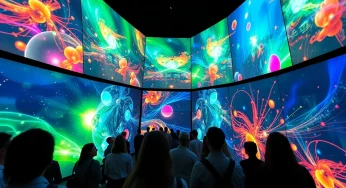 Austin Unveils Innovative Three-Screen Film Installation
