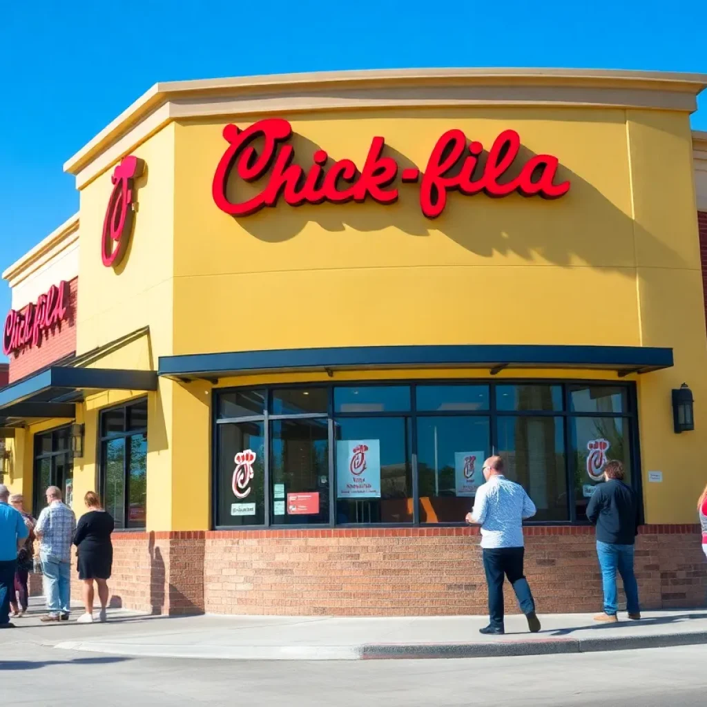New Chick-fil-A restaurant at Bar W Marketplace in Leander