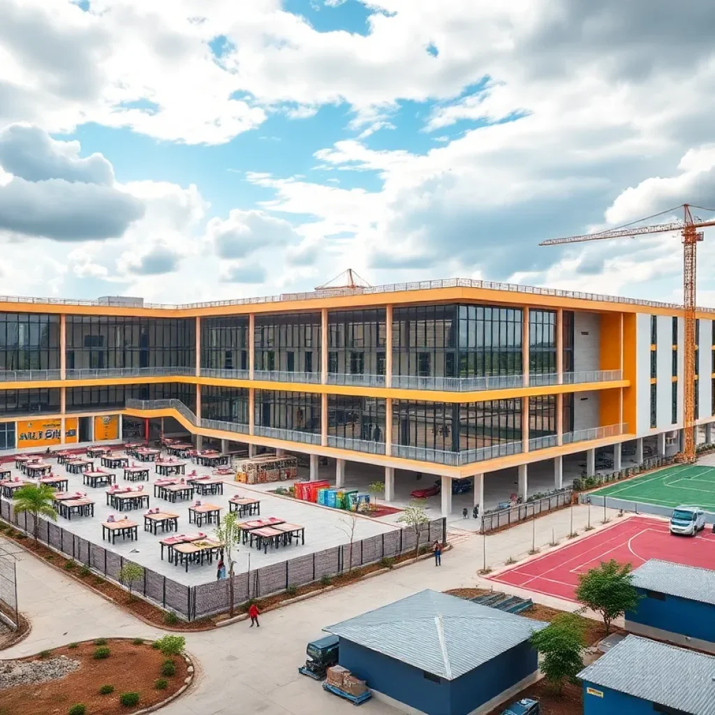 Construction of new schools in Georgetown