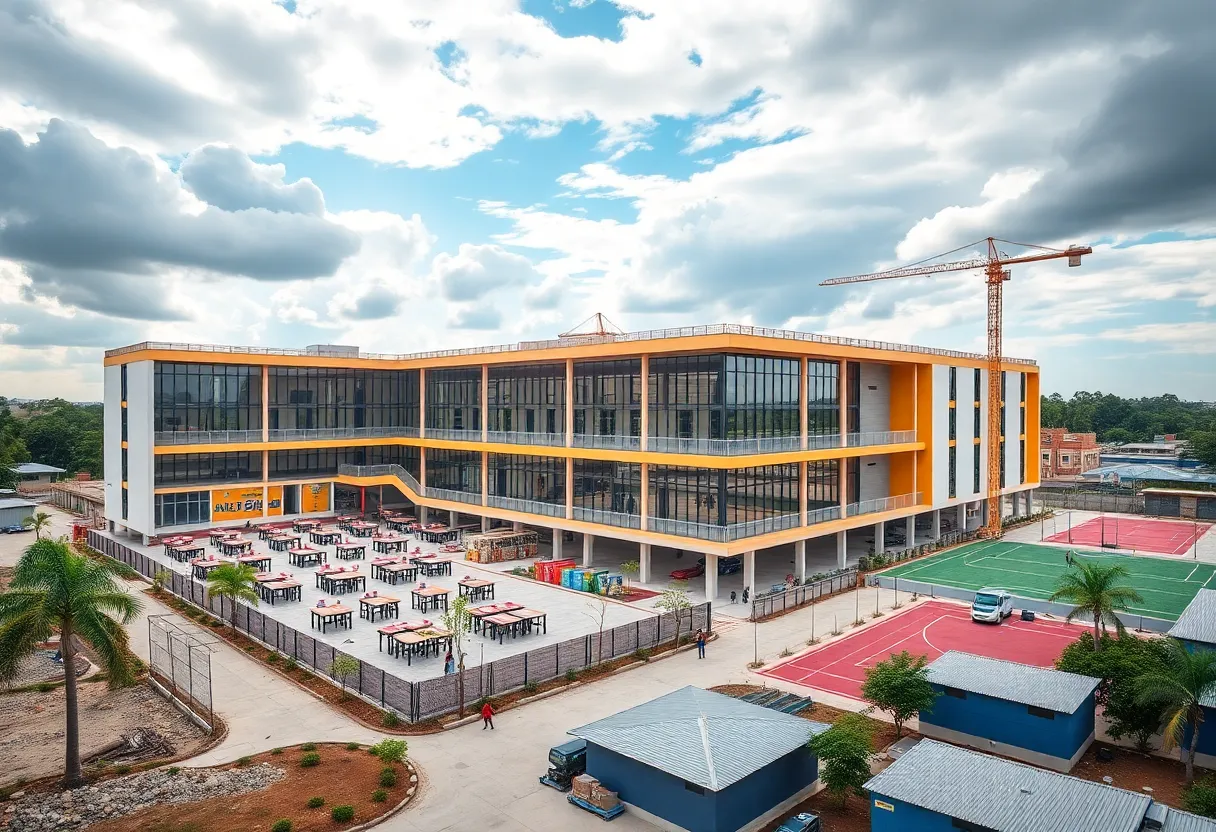 Construction of new schools in Georgetown