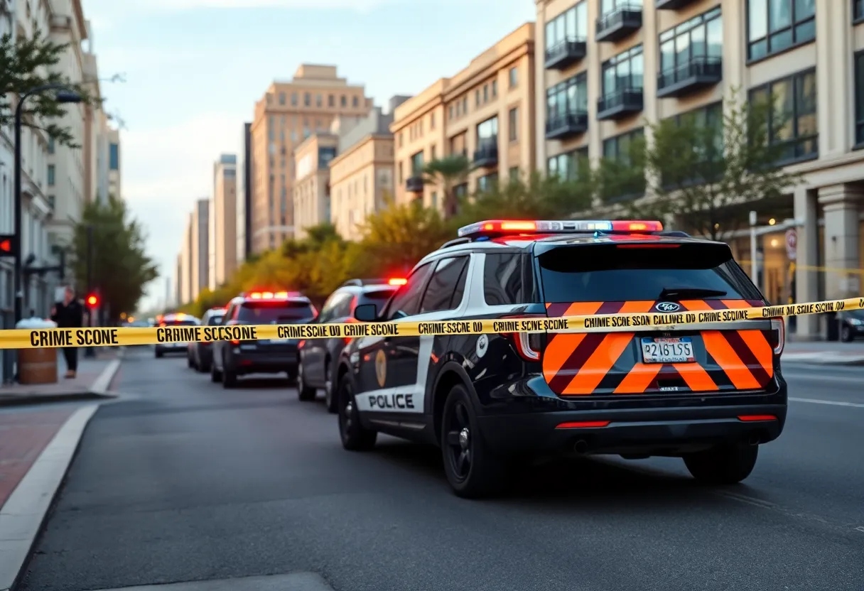 Police response to a shooting incident in North Austin