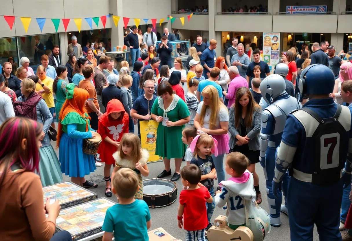 Community members in cosplay at Cedar Park Mini-Con