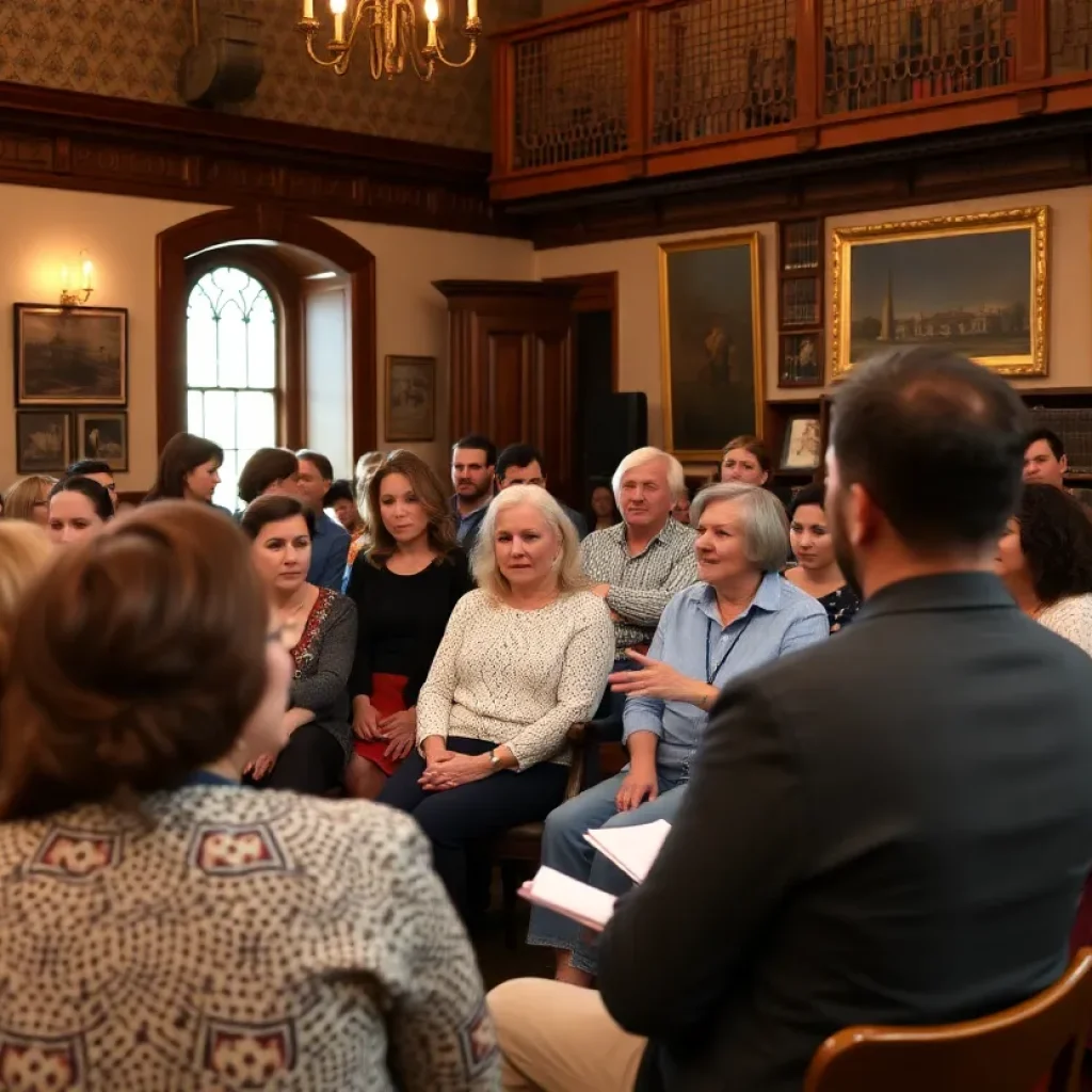 Panel discussion on Georgetown's preservation month at Grace Heritage Center