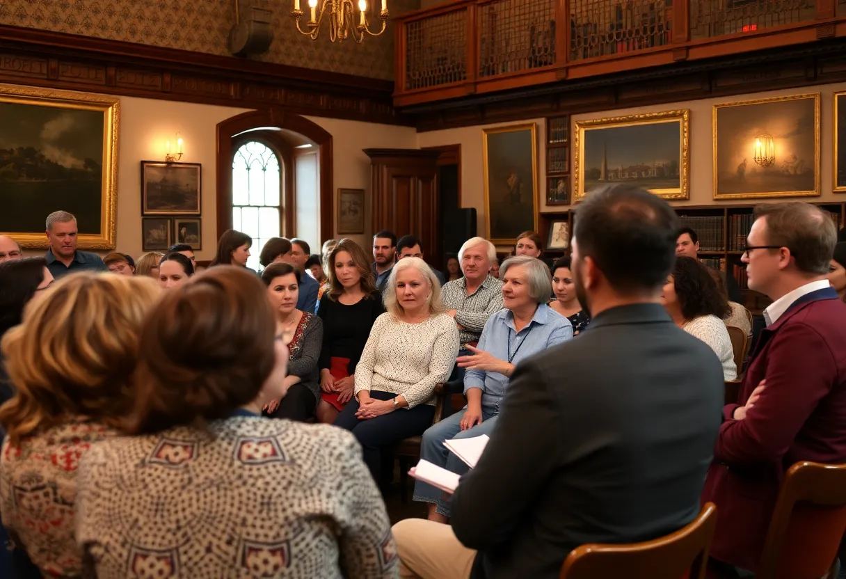Panel discussion on Georgetown's preservation month at Grace Heritage Center