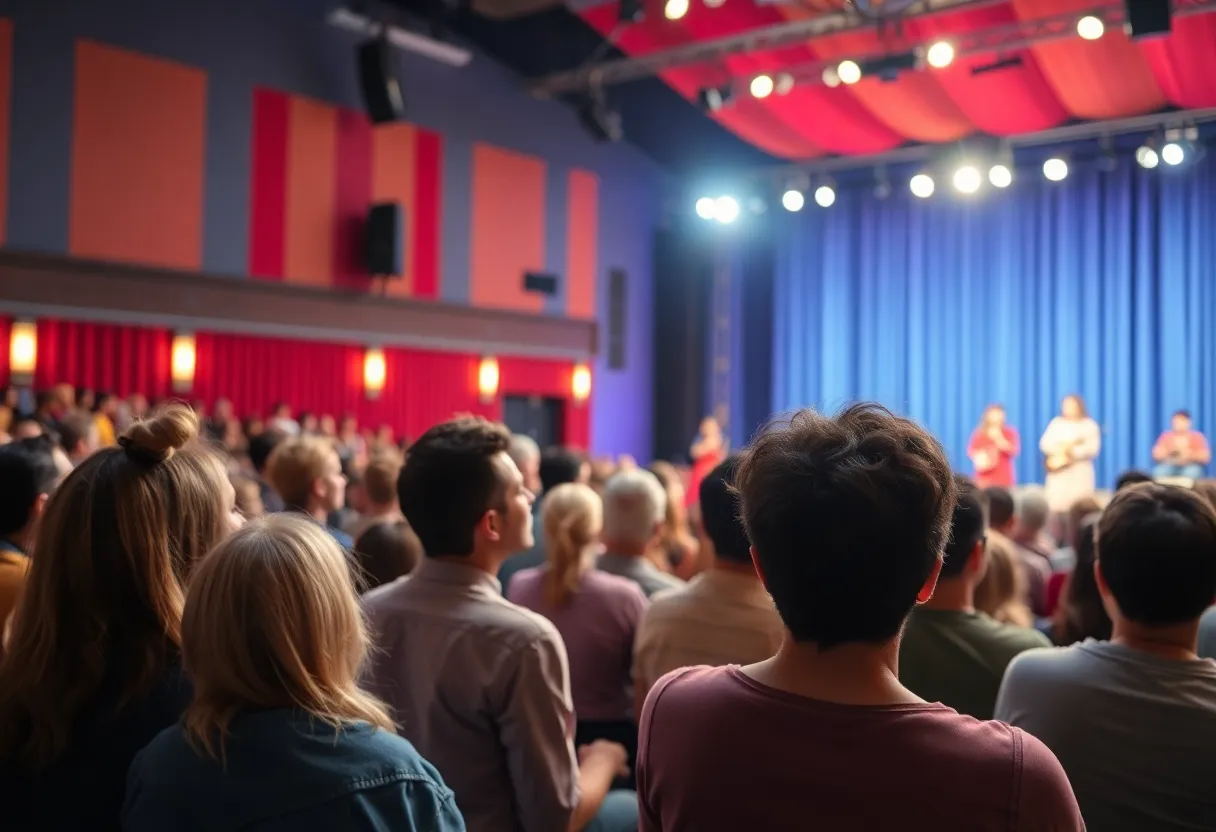 Audience enjoying a performance at Penfold Theatre Company