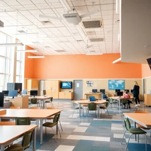 Modern classroom technology and educational facilities in Round Rock.
