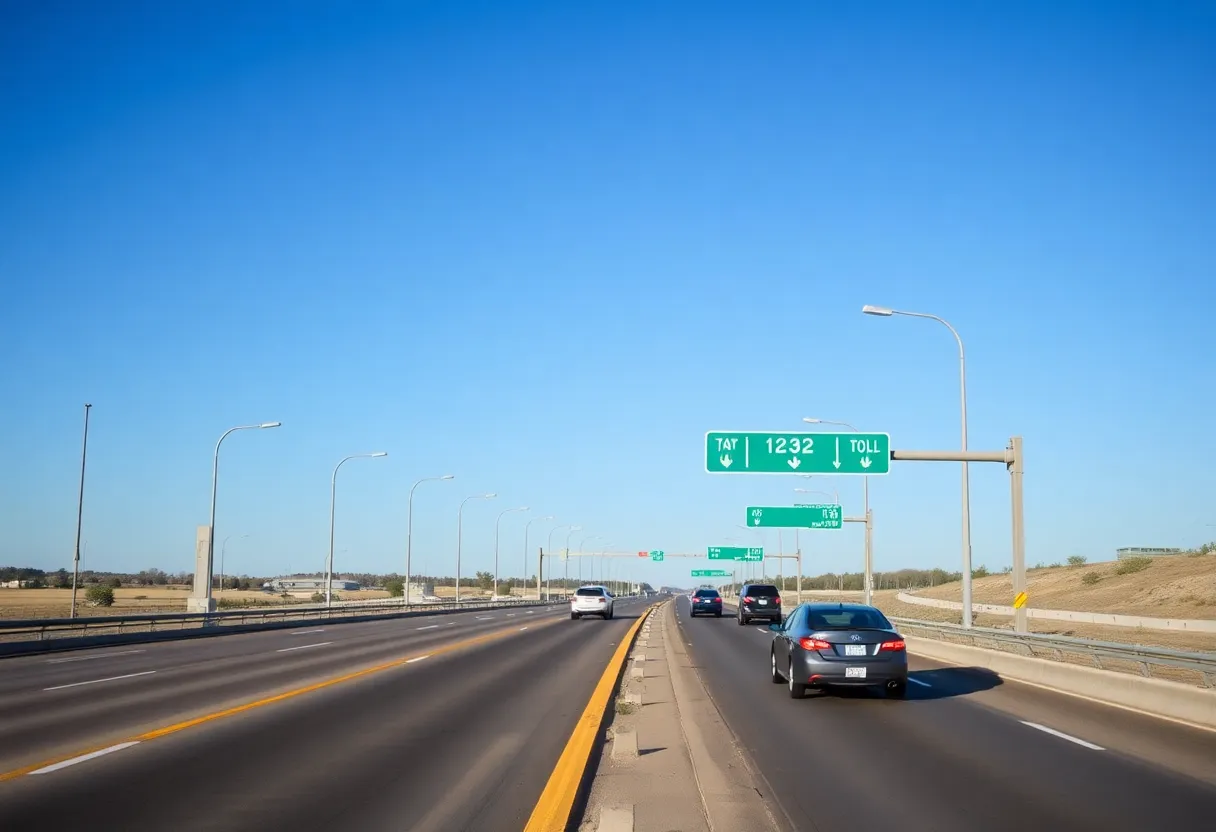 183A Toll Road with cars traveling on it