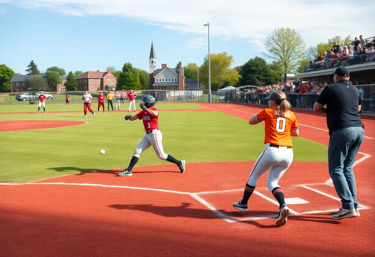 Centenary softball team plays at Southwestern University during the SCAC championship