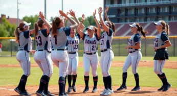 Centenary Softball Team Triumphs in Elimination Game at Southwestern University