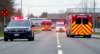 Vehicle Fire Closes FM 973 Near Samsung Facility