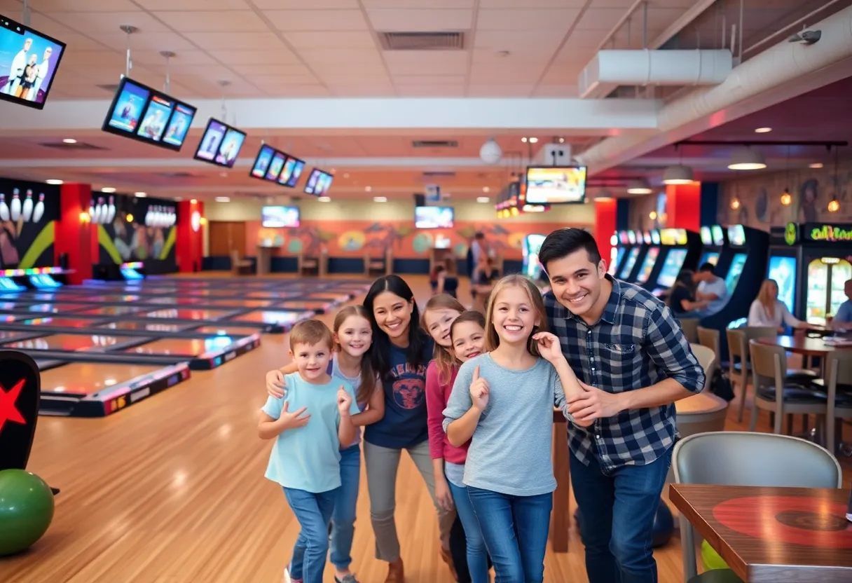 Hooky entertainment center in Hutto with bowling lanes and arcade games