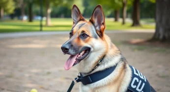 Round Rock Police Department Honors K-9 Lucy’s Retirement