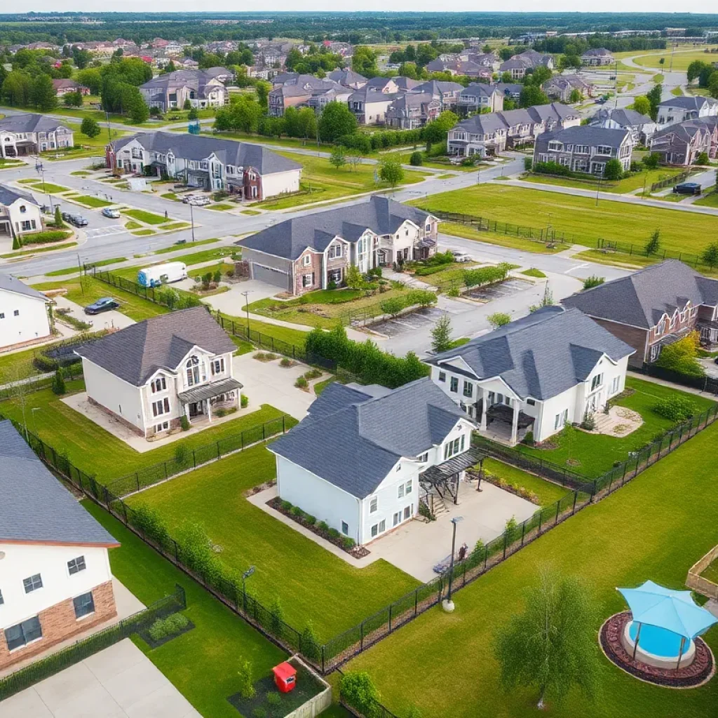 New homes in the Lariat community in Liberty Hill