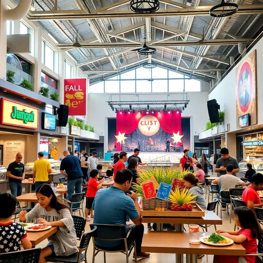 Diverse food options at Parkline Shopping Center in Austin