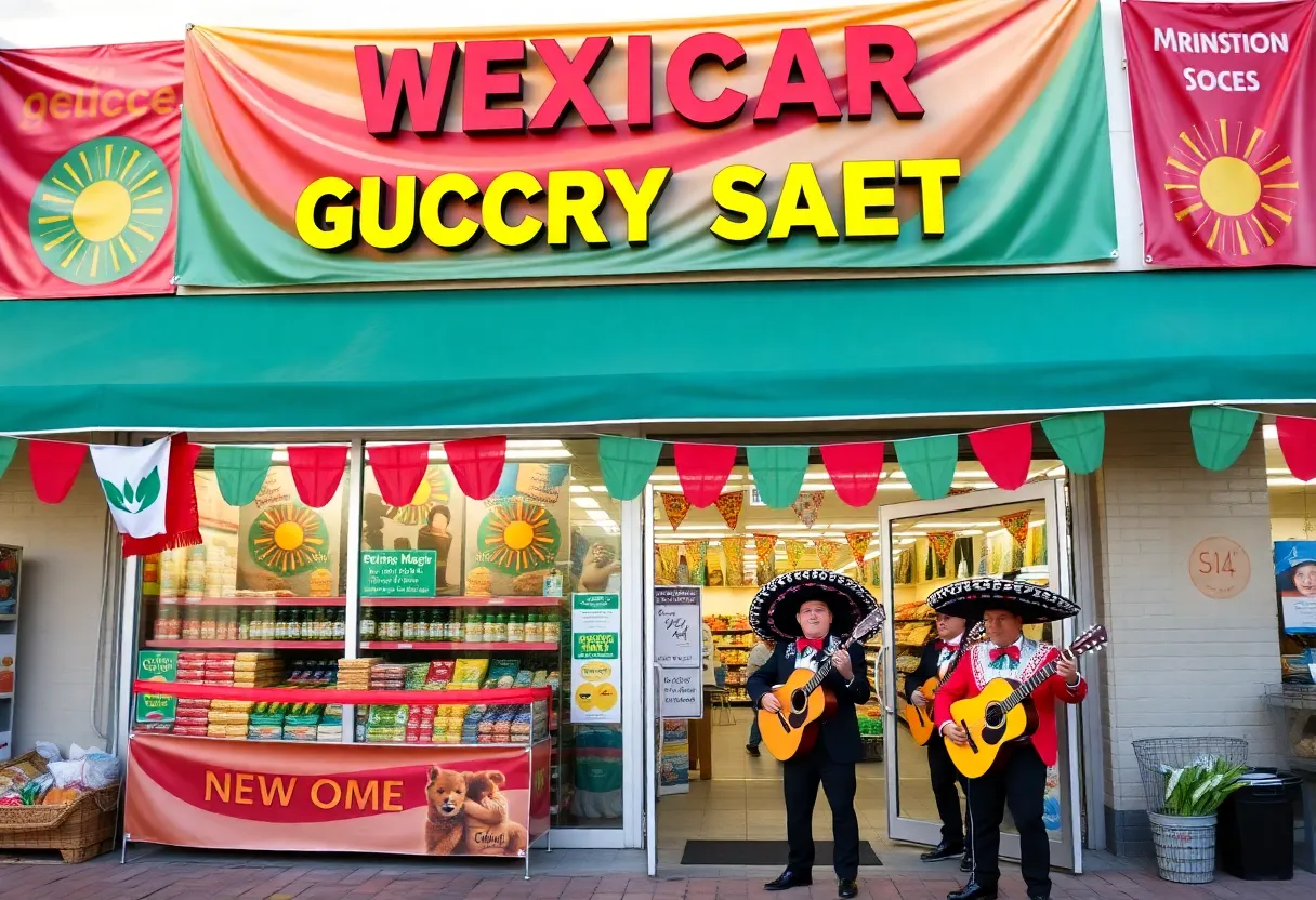 Exterior view of Poco Loco Mexican Supermercado in Georgetown