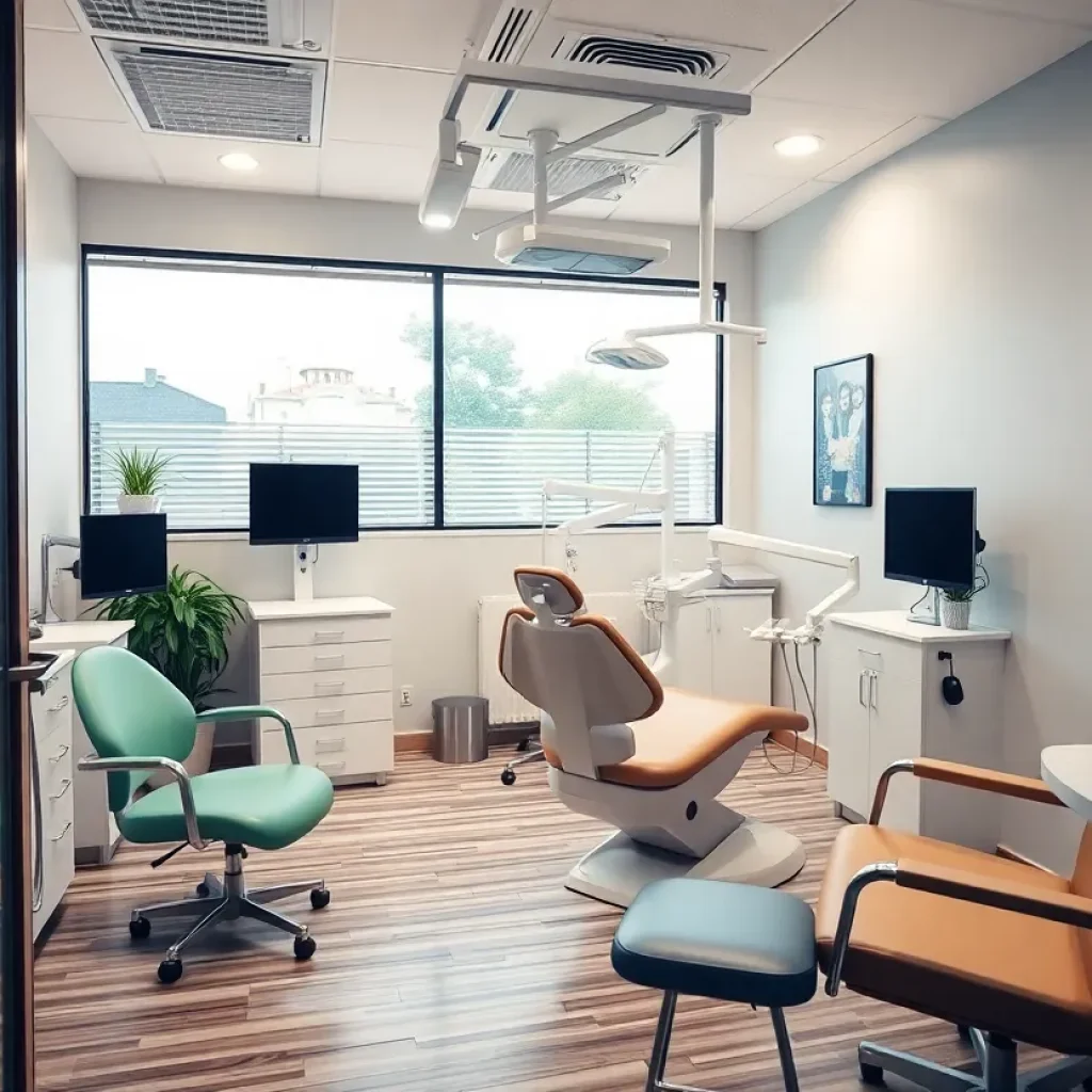 Interior of SmileCraft Dental clinic in Leander, Texas