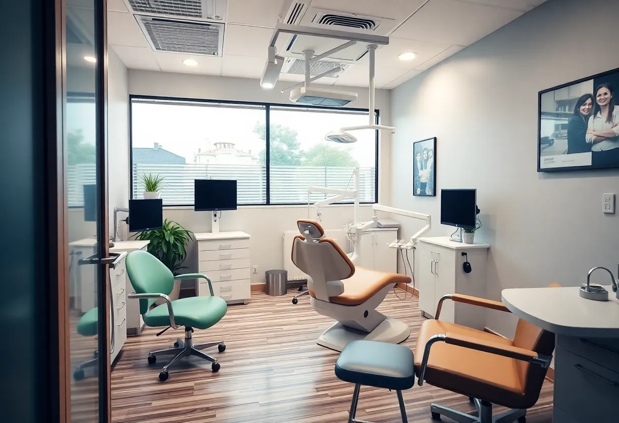 Interior of SmileCraft Dental clinic in Leander, Texas