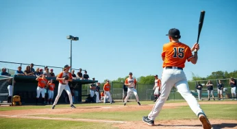 Waltrip High School Baseball Competes Against Georgetown High School