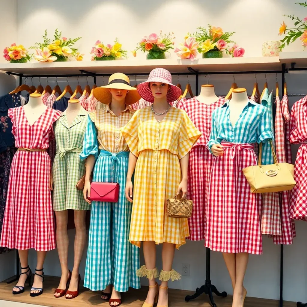Stylish summer outfits on display at Blushing Belle Boutique