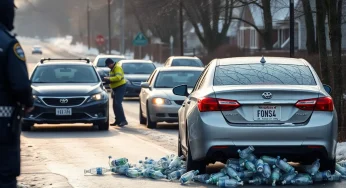 Leander Police Investigate Juveniles Throwing Frozen Bottles at Cars