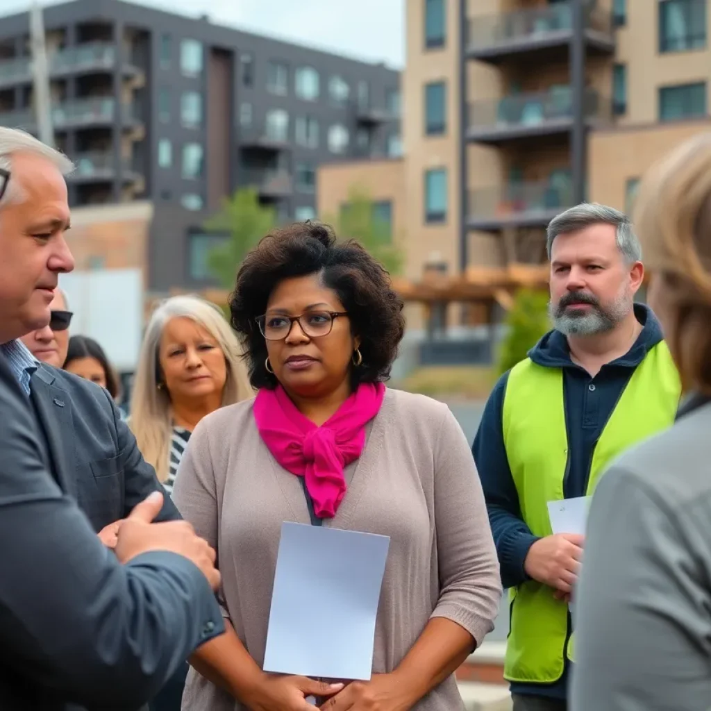 A community meeting focused on addressing homelessness in Georgetown.