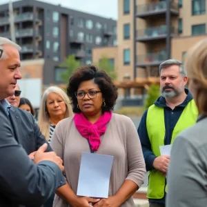 A community meeting focused on addressing homelessness in Georgetown.