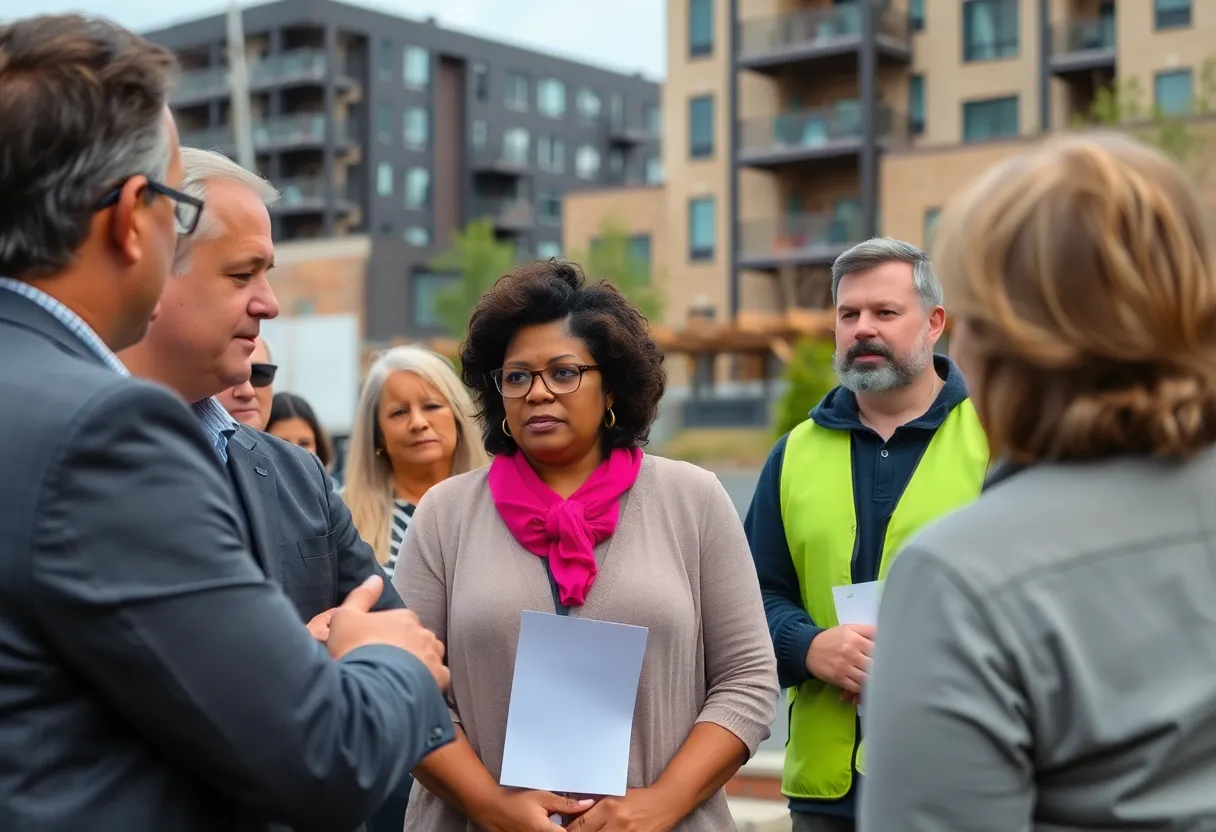 A community meeting focused on addressing homelessness in Georgetown.