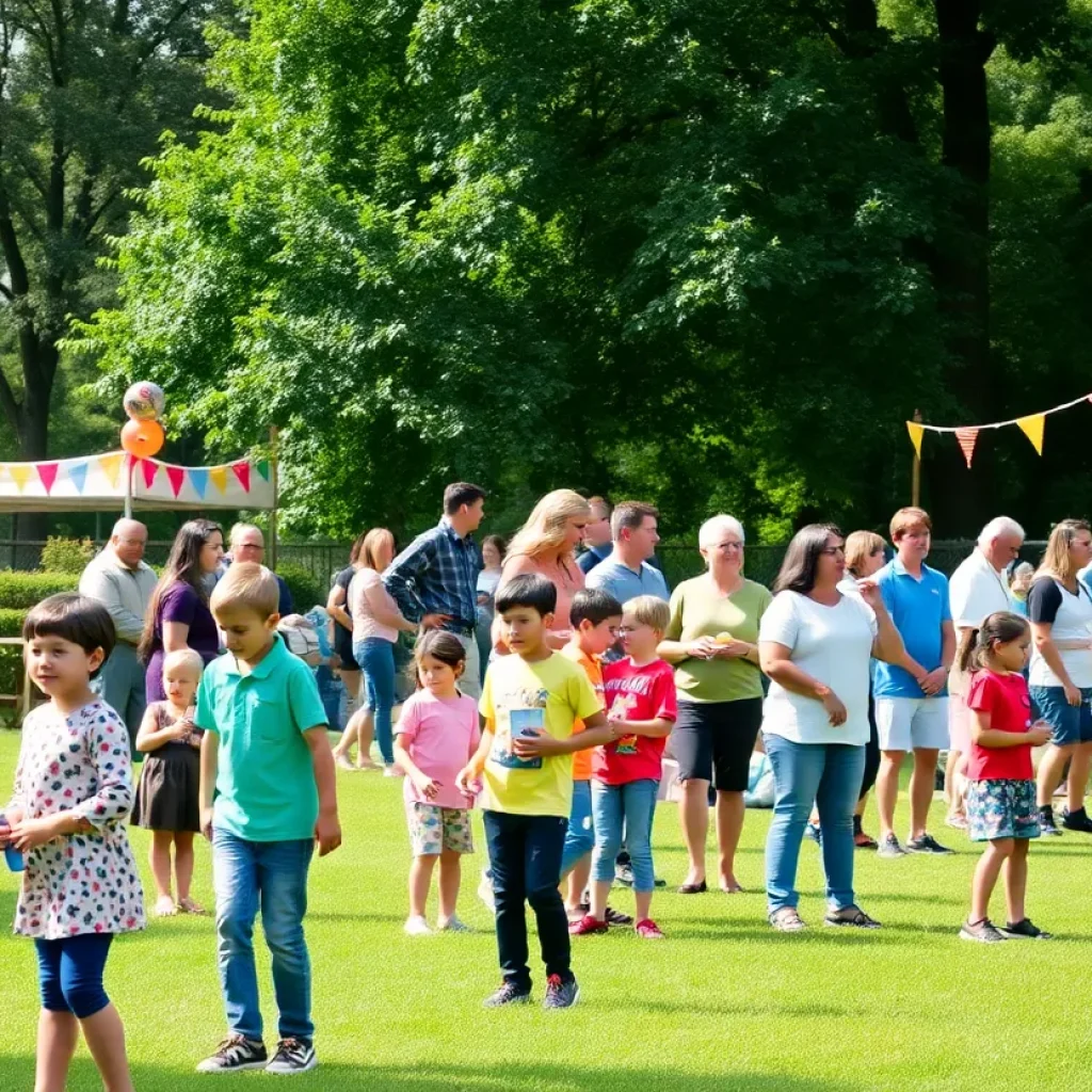 Families enjoying outdoor activities at Georgetown parks