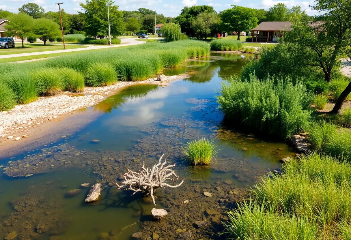 Georgetown community showcasing water supply resources and sustainable practices