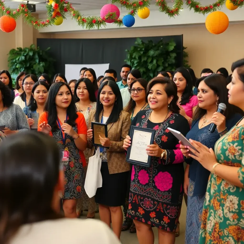 Community celebration honoring Latina leaders