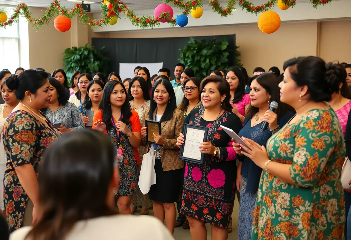 Community celebration honoring Latina leaders