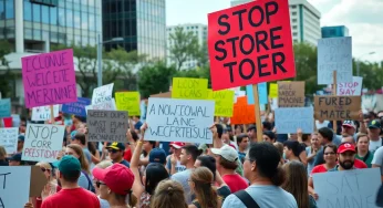 Thousands Join ‘No Kings’ Protests in Pflugerville Against Trump