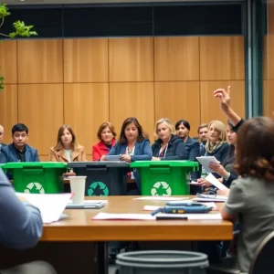 Round Rock City Council discussing refuse contract with Central Texas Refuse