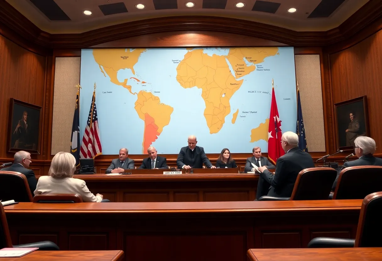 Supreme Court justices discussing immigration issues