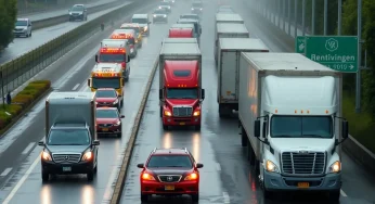 Major Delays Following Two 18-Wheeler Crashes on I-35