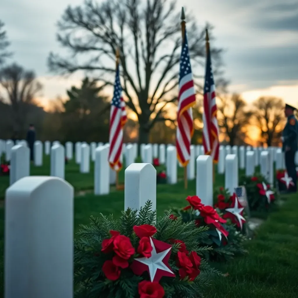 Memorial tribute honoring war hero Charles McCook