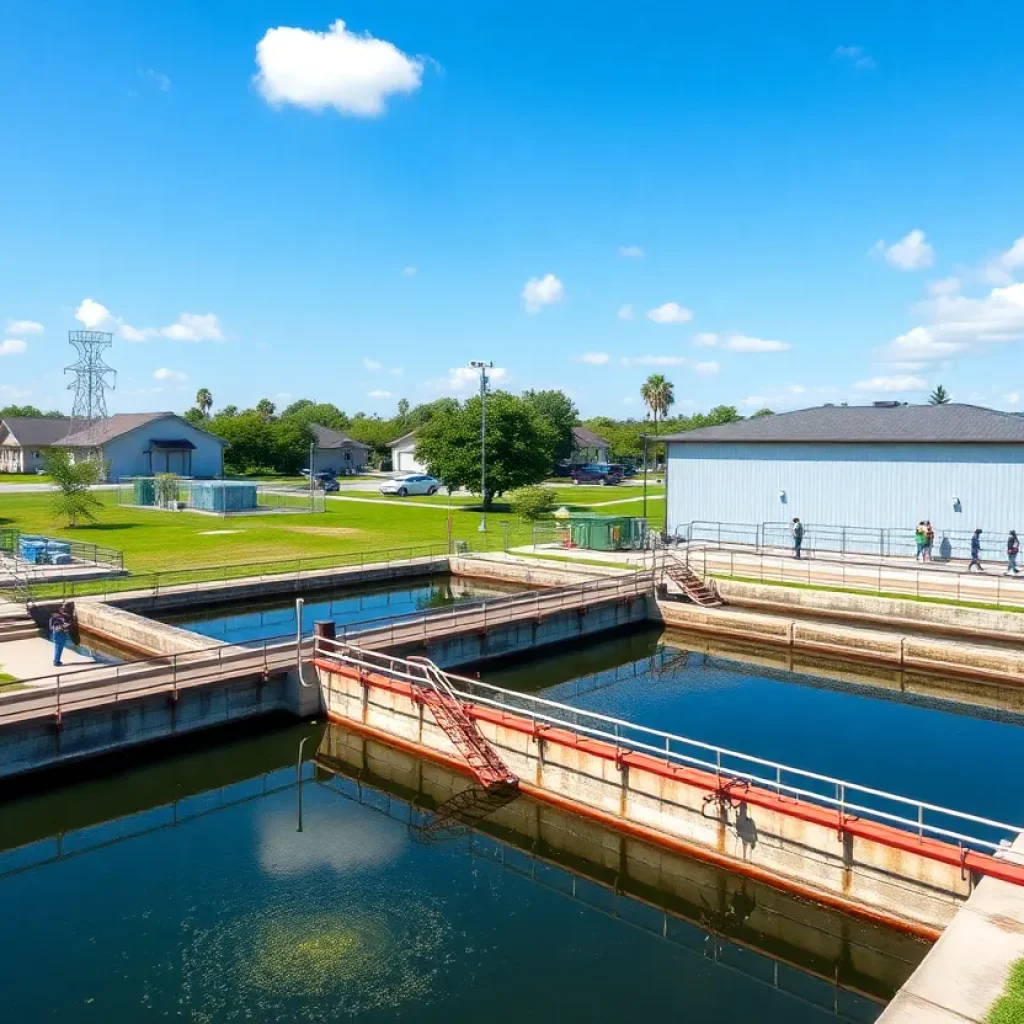 Water treatment facility in Round Rock
