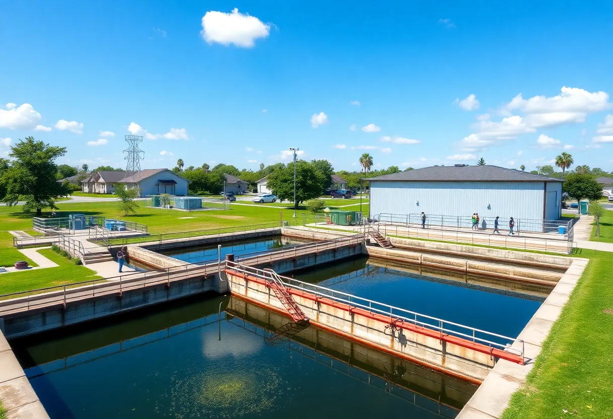 Water treatment facility in Round Rock