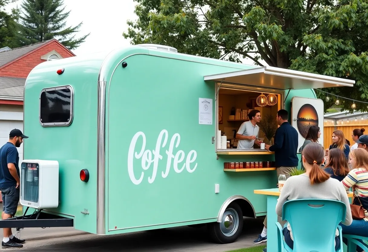 F3 Coffee & Tea mobile coffee trailer in Liberty Hill