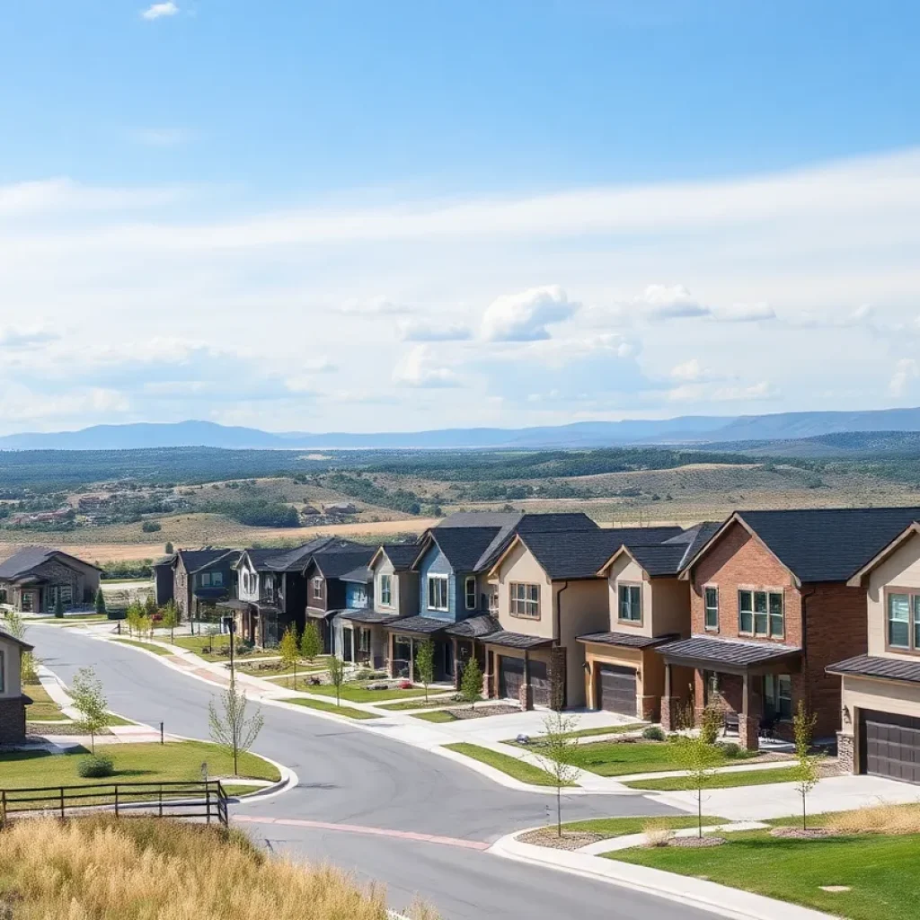 Modern homes in Lagos Reserve community, Manor TX