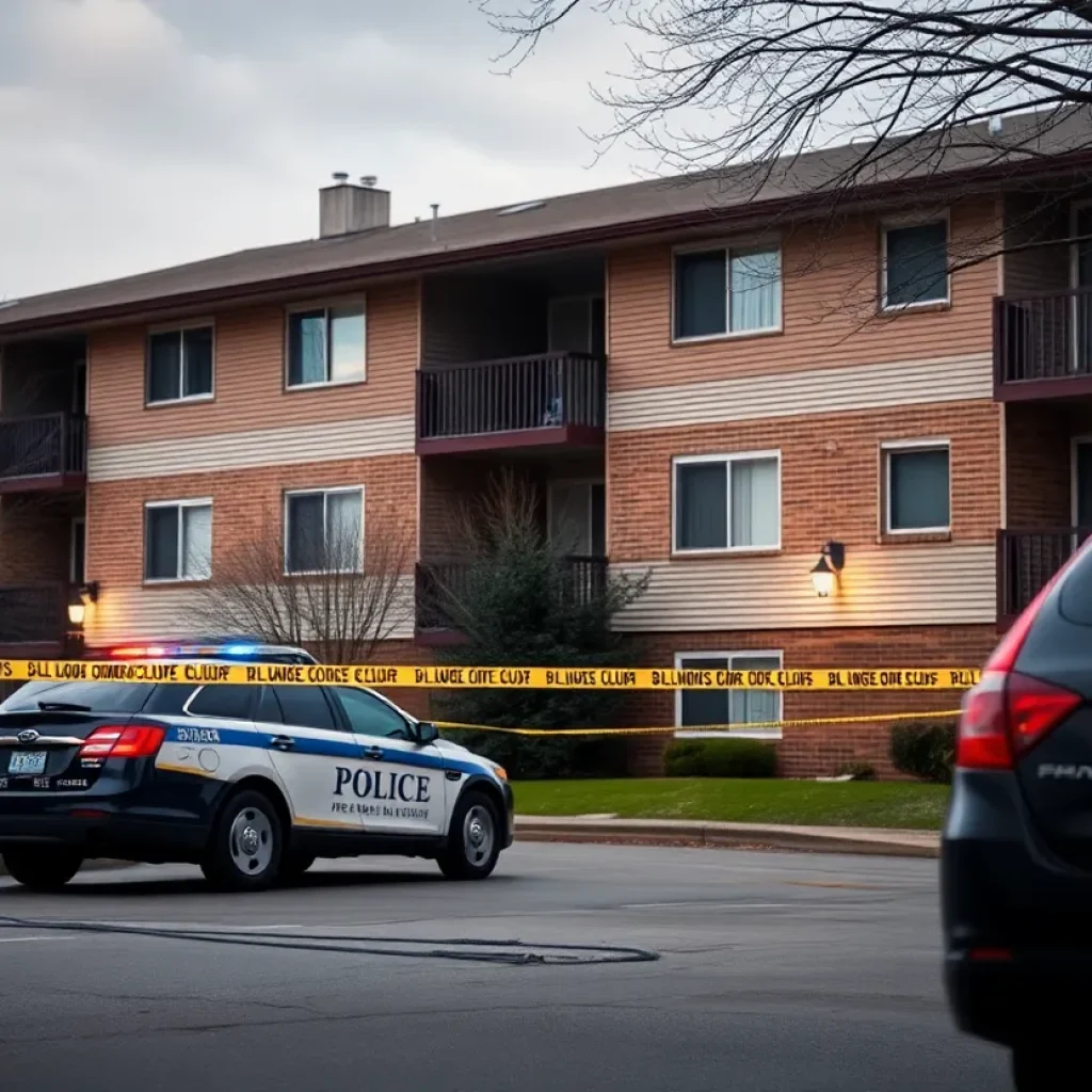 Police investigation at Bellwood Apartments after shooting incident