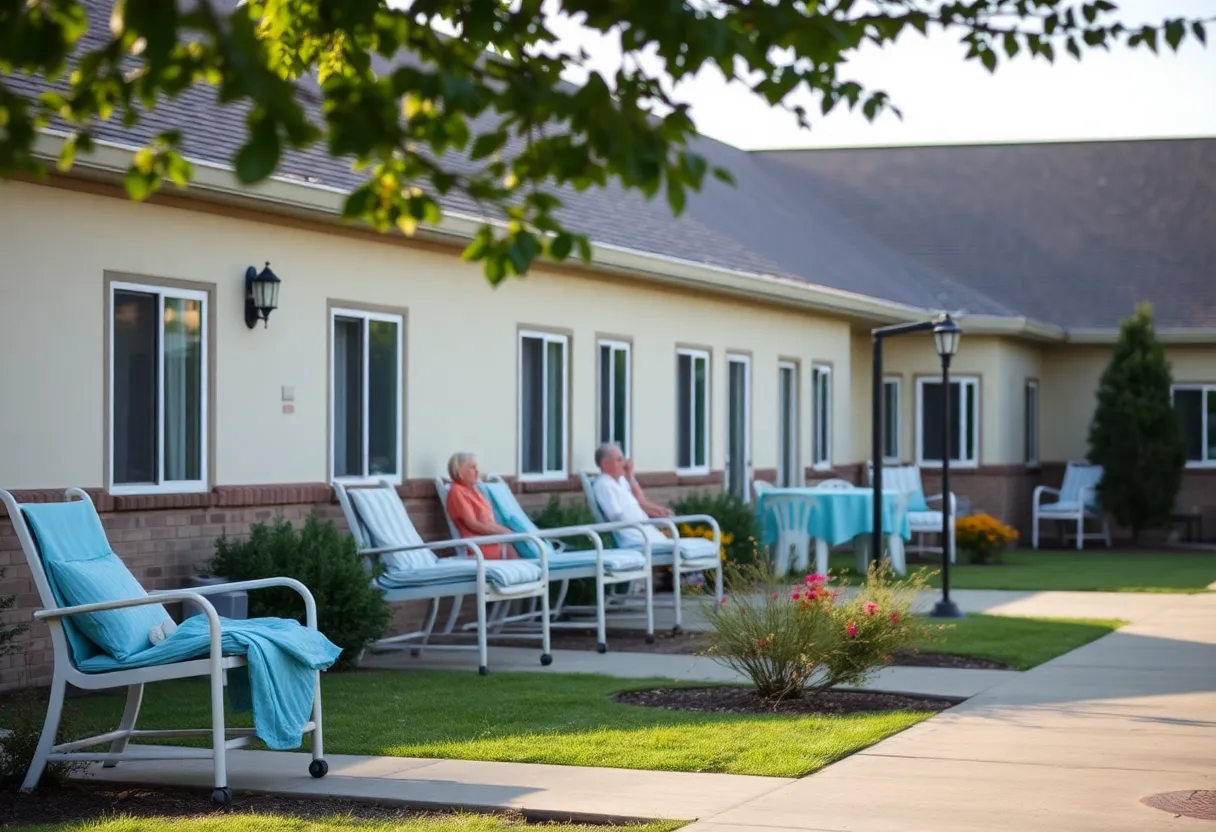 A calm nursing home in Southwestern Pennsylvania showcasing the care environment for elderly residents.