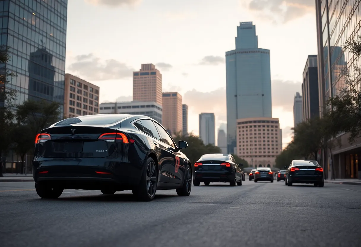 Tesla Robotaxi Services in Austin