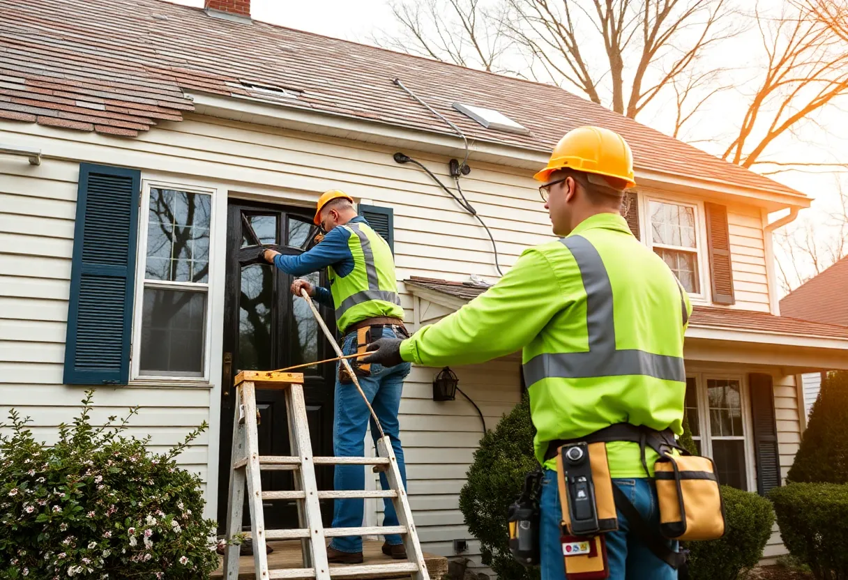 Roof repair services by APEX Roofing in Georgetown